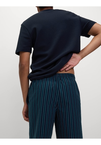 Marks & Spencer Pamuklu Kısa Kollu Pijama Takımı T07000096 Lacivert