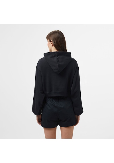 Converse Chuck Taylor Boxy Kadın Siyah Kapüşonlu Sweatshirt Siyah
