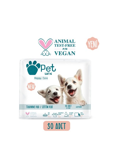 Pet Love Evcil Hayvan Tuvalet Eğitim Pedi 30 Adet