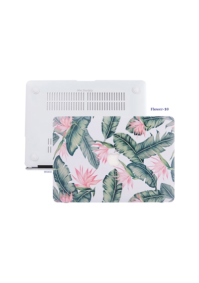 Apple Uyumlu MacBook Pro Kılıf 13inç M1-m2, Flower02 Type-c'li Model A2338 A2289 A2251 A1706-08 A1989 A2159 İle Beyaz