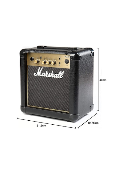 Marshall Mg10g Gitar Kombo Amplifikatörü, Egzersiz Amplifikatörü, Elektro Gitar İçin Uygun, Siyah Ve Altın