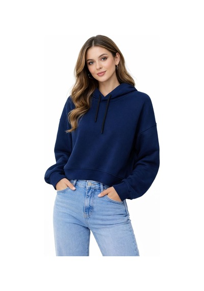 Bebuy Kapşonlu Sweatshirt Lacivert