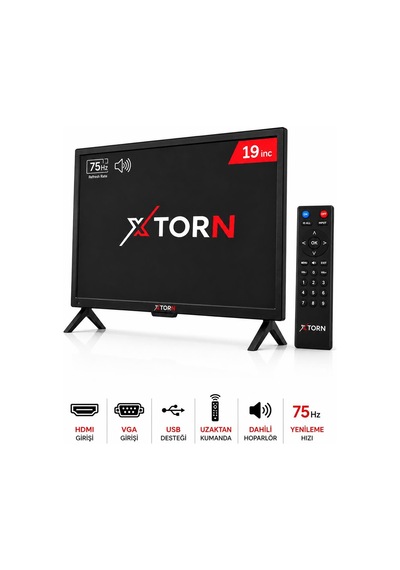 Torn 19" Sesli Uzaktan Kumandalı 75hz 5ms Hdmı Vga Geniş Ekran Monitör