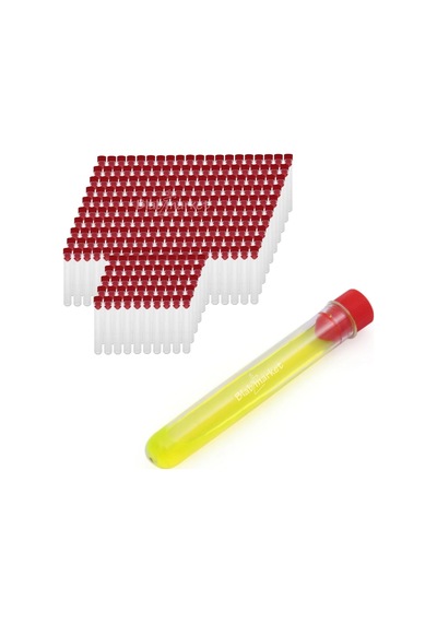 Test Tüpü P.S Kapaklı 16 x 100 MM - Plastik Deney Santrifüj Tüpü - 250 Adet/Paket