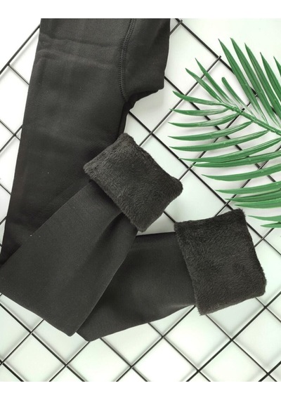 Larosa Lingerie Kadın Içi Peluş Termal Tayt Siyah siyah