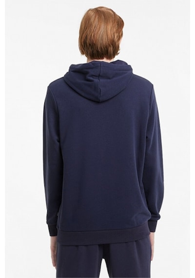 Puma Essential Big Logo Gri Erkek Sweatshirt Lacivert
