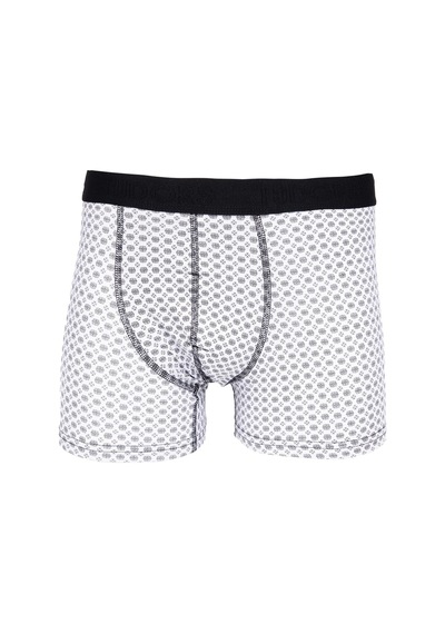 Tudors Erkek 2'li Pamuk Likralı Premium Seri Esnek Kumaş Boxer-29997 Çok Renkli