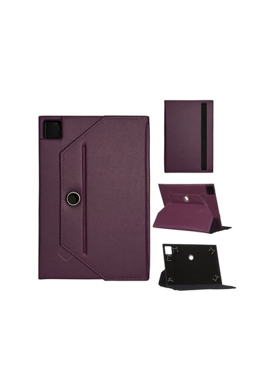 Samsung Galaxy Tab A11 Sm-x135 Universal Standlı Tablet Kılıfı Mor Tt