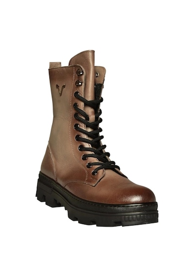 Fox Shoes V999049103 Vizon Hakiki Deri Kadın Postal Bot Vizon-hakiki Deri