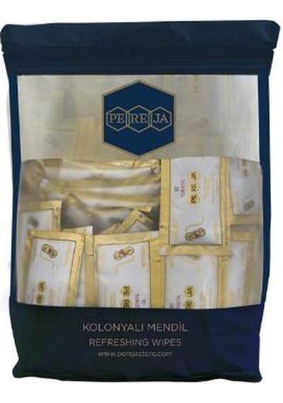 Pereja Limon Kolonyalı Mendil 50li Tekli