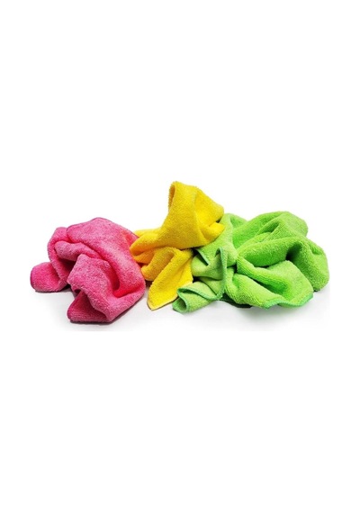 Profesyonel 3'lü Mikrofiber Kalın Oto Temizlik Bezi 40x40cm 265gsm