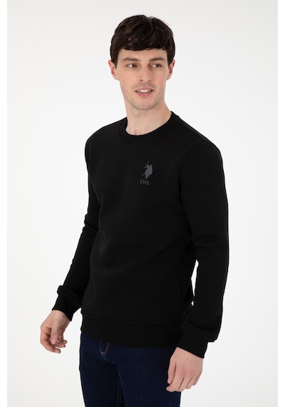 U.s. Polo Assn. Erkek Siyah Sweatshirt 50292596-vr046 Siyah