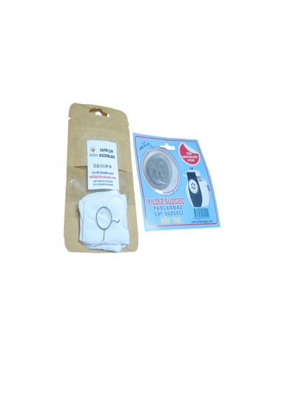 Safir Musluk Bezi Ve Yıldız Demlik Süzgeci Set Kampanya