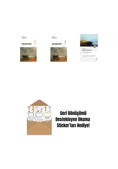 Redburn - İlk Seferi Ciltli + Redburn - İlk Seferi + Toplu Öyküler - Herman Melville + Okuma Sticker'ları