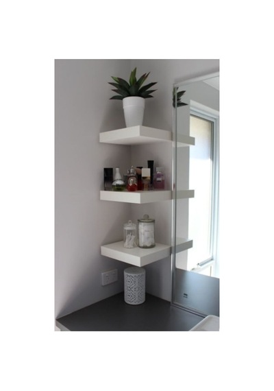 Doğal Ahşap Raf 3'lü Takım -20x20 Cm Ahşap