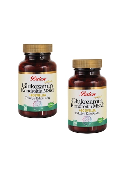 2 Adet Balen Glukozamin Kondroitin Msm Boswellia Tablet 60x1200 MG
