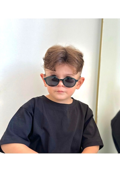 Yeni-unisex 1-5 Yaş %100 Uv Korumalı Polarize Turkuaz Çocuk Güneş Gözlüğü Turkuaz