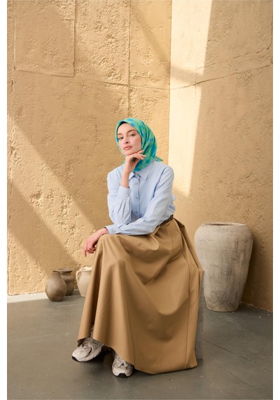 Silk Home Soft Eşarp 73098-10 Biskay Yeşili, Mavi, Açık Yeşil