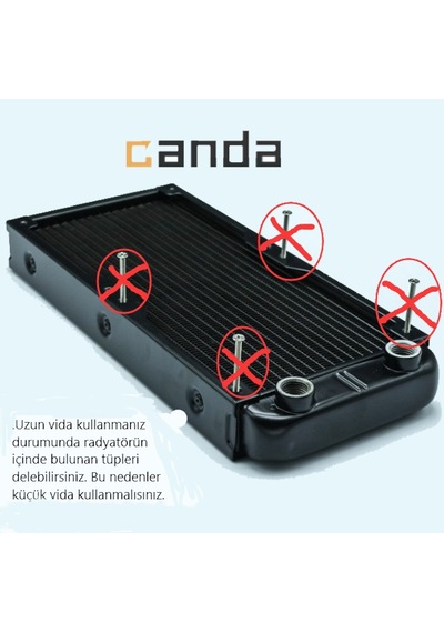 90Mm Alüminyum Cpu Su Soğutma Radyatörü