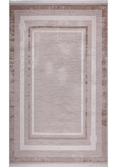 Foneks Halı Alina 100x200 534a Beyaz Kahve