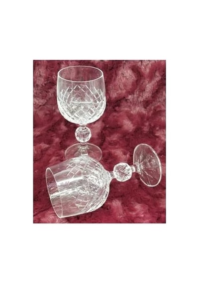 Bohemia Kristal Kahve Yanı Su Bardağı Cam Yuvarlak 1 Adet Çok Renkli