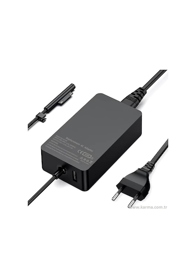 Microsoft Surface Pro 3, Pro 4, 15v 4.0a 60w Tablet Adaptörü, Şarj Cihazı 4a / Cmadp172