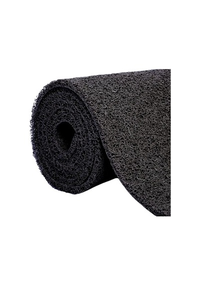 Kıvırcık Halı Paspas 14 Mm Renk Siyah 1,20 X 5 Metre Su Emici İş Çok Renkli