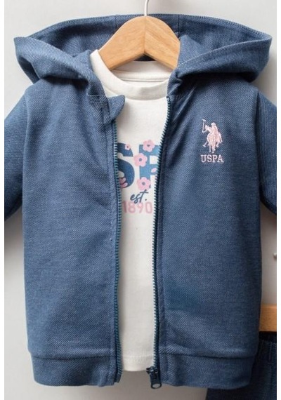 U.S. Polo Assn. U.s. Polo 3lü Takım Mavi-12658 Mavi