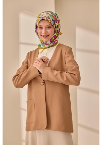 Silk Home Aura Eşarp 140004-06 Yağ Yeşili, Fuşya, Mint, Yeşil