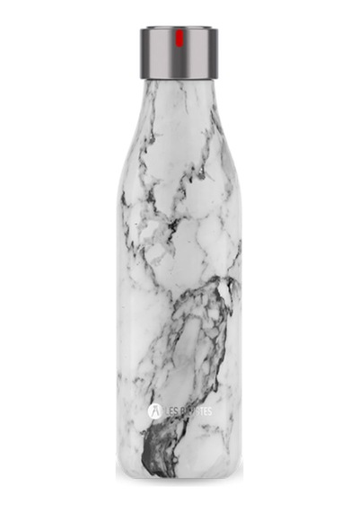Les Artistes Paris Isı Yalıtımlı Çelik Termos 500ml Marble Black & White Renkli