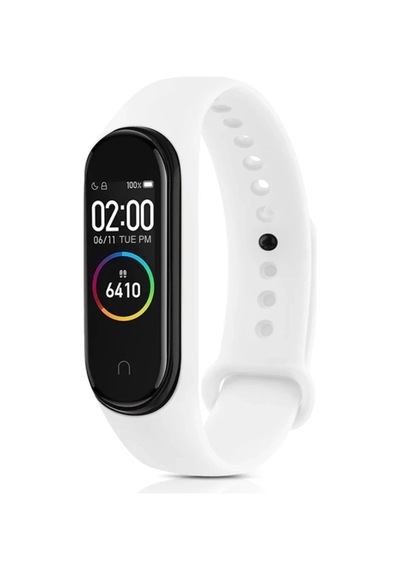 Xiaomi Mi Band 6 Uyumlu Klasik Kordon - Beyaz
