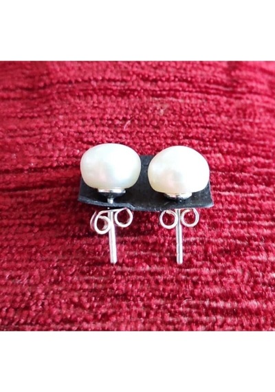 Oriental Kuyumculuk Jewellery Gümüş Inci Küpe Gümüş