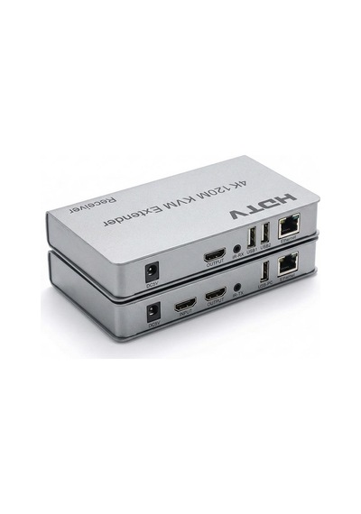Enkado Ekd-he120kvm 4k 120 Metre Hdmı Usb Kvm Extender Görüntü Aktarıcı