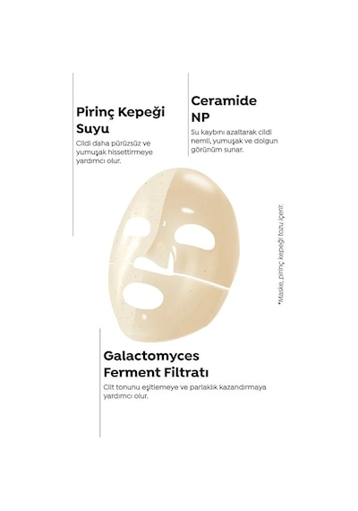 Dermal Seoul Face Pirinç Seramid Hidrojel Nemlendrici Eriyen Kore Maske 34 Gr 3 Adet