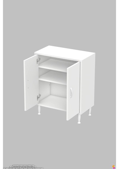 Bulut Ayakkabılık - Kapaklı 2 Raf 3 Bölmeli Dar Alanlar İçin Çok Amaçlı Dolap 55 Cm Beyaz Bulut Ayakkabılık - Kapaklı 2 Raf 3 Bölmeli Dar Alanlar İçin Çok Amaçlı Dolap 55 Cm Beyaz