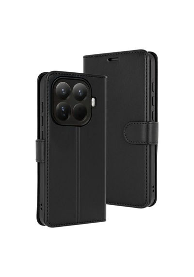 Xiaomi Mi 15t Pro Trend S Plus Kapaklı Kılıf - Siyah 0