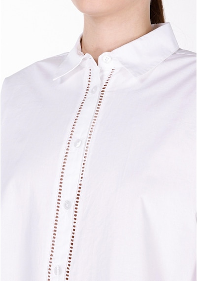 Colin's Colins Regular Fit Shirt Neck Düz Kadın Beyaz Uzun Kol Gömlek Cl1073690 Q1.v1 Wht Beyaz Colin's Colins Regular Fit Shirt Neck Düz Kadın Beyaz Uzun Kol Gömlek Cl1073690 Q1.v1 Wht Beyaz