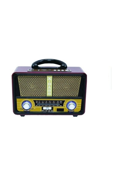 Bluetooth'Lu Usb Girişli Sd Kart Uyumlu Mp3 Nostalji Radyo