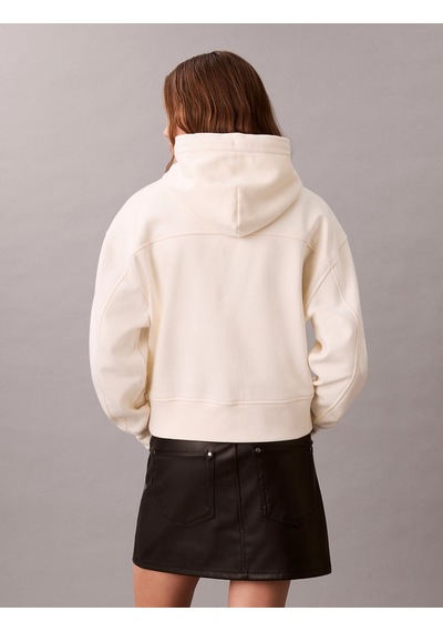 Calvin Klein Uzun Kollu Kısa Grafikli Kapüşonlu Kadın Beyaz Sweatshirt Lv047e208g-yat Beyaz Calvin Klein Uzun Kollu Kısa Grafikli Kapüşonlu Kadın Beyaz Sweatshirt Lv047e208g-yat Beyaz
