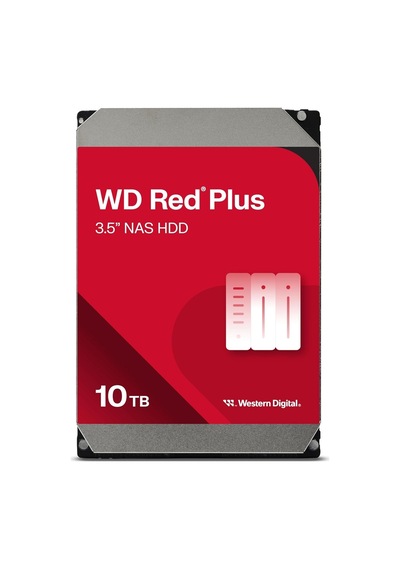 Wd Red Plus 10tb 7200rpm 256mb Sata3 6gbit/sn Wd100efgx Nas Hdd