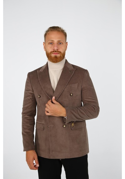 Brango 30152 Erkek Blazer Ceket Vizon