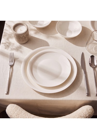 Aryıldız Venice White 24 Parça 6 Kişilik Yemek Takımı Renkli