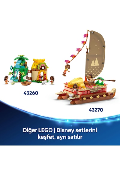 LEGO® ǀ Disney Moana 2 Heihei 43272 - 9 Yaş ve Üzeri Çocuklar için İnşa Edilebilen Hayvan Modeli Yapım Seti (566 Parça)