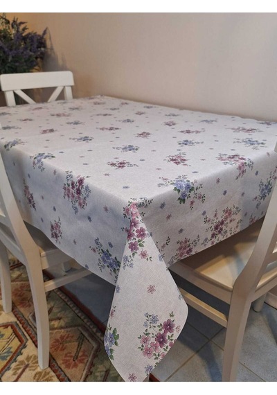 Elyaflı Pvc Masa Örtüsü Modern, Dayanıklı, Silinebilir Ve Şık Görünüm 01fnt1287 Mor