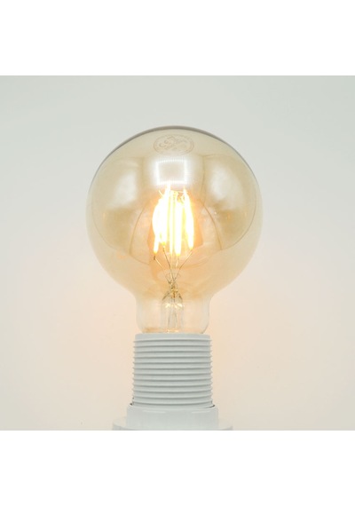 Sunlight G95 Yuvarlak Rustik Led Ampul 5.5w Amber