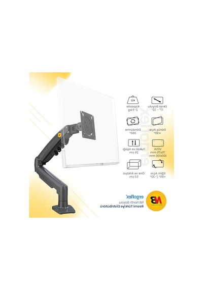 Ergonomik Monitör Standı Ve Uzaktan Kumandalı Işık Çubuğu Seti