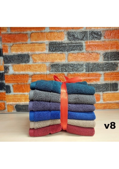 Özdilek Svv Border -6 Lı- Kalın & Yumuşak Mutfak Havlusu 33x33 - V8 Antrasit