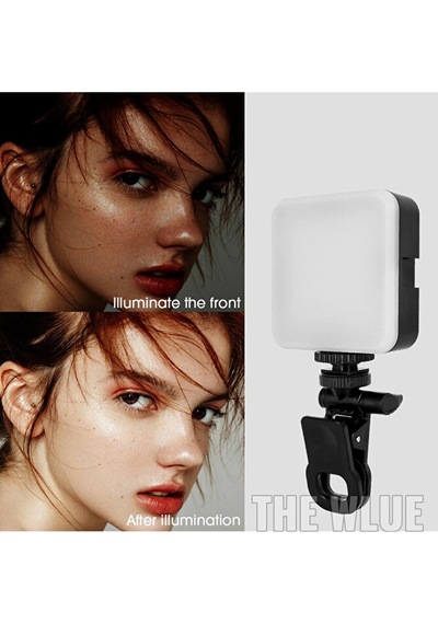 Şarjlı 100 Led Selfie Video Kamera Işığı Tripod Uyumlu Ve Mandall
