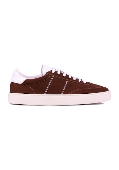 Shoetyle - Koyu Kahverengi Hakiki Süet Bağcıklı Erkek Sneaker 666-3071-1248 Kahve Rengi Shoetyle - Koyu Kahverengi Hakiki Süet Bağcıklı Erkek Sneaker 666-3071-1248 Kahve Rengi