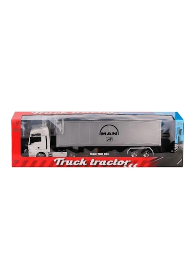 Man Tgx 1:32 Ölçek Die-cast Metal Dorseli Tır 49 Cm Büyük Boy Maket